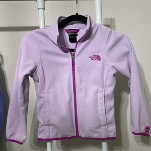 Lavender kids North Face jacket